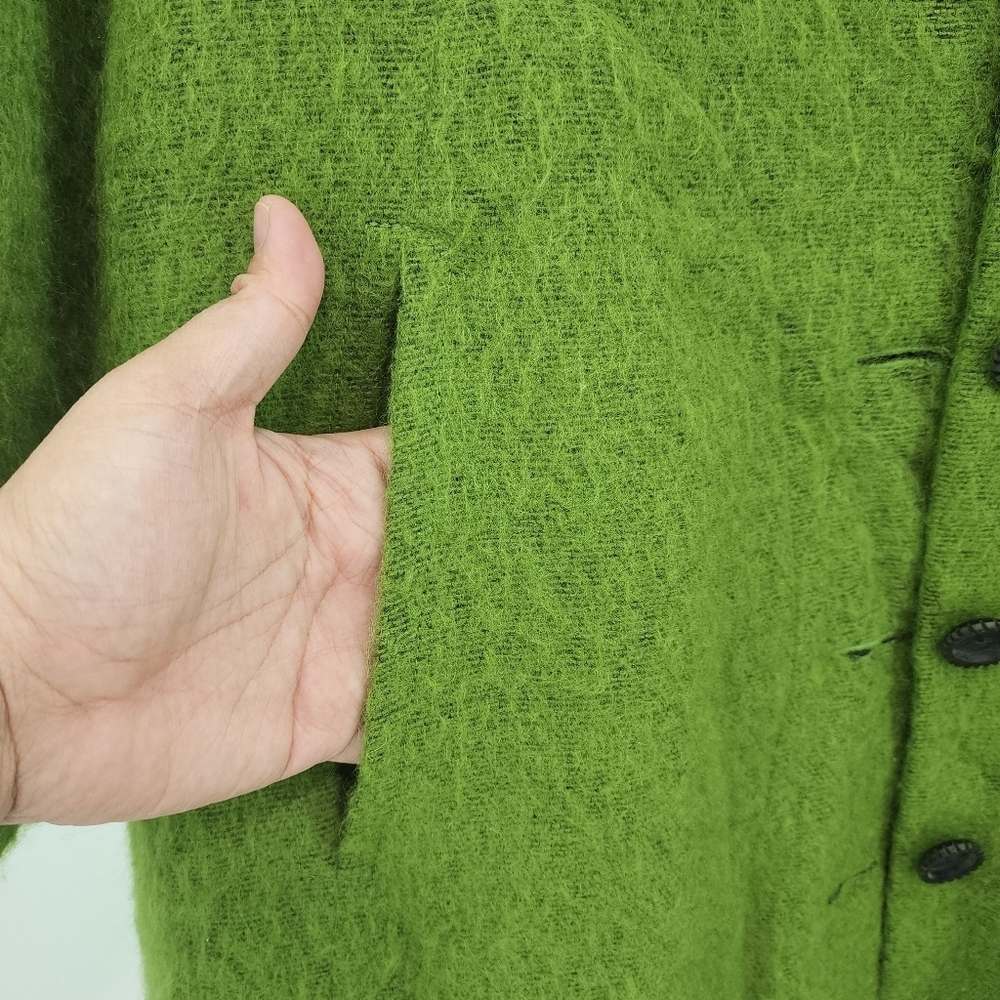 Amy Rigg Women's Vintage Button Front Collared Cover Coat - Picture 6 of 9
